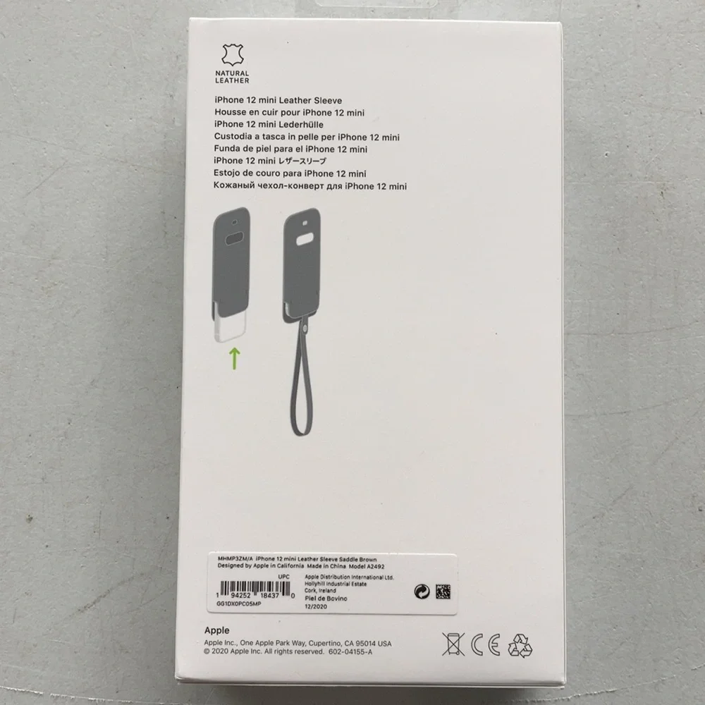 NWT iPhone Leather Sleeve